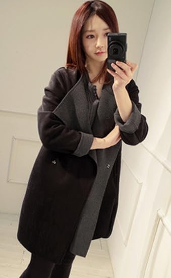 Amazon チェスターコート レディース チェスターコート ノーカラー チェスター コート 秋服 冬服 デート 通勤 ビジネス おしゃれ ミディアム 上品 コート ジャケット 通販