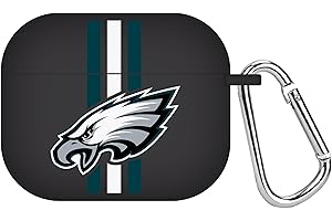 Game Time Philadelphia Eagles HD Case Cover Compatible with Apple AirPods Gen 4 (Stripes)