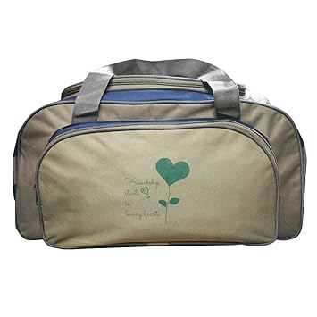 Leather World Water Proof Pink Nylon Travel Bag Duffel Bag for Men and Women (Blue)