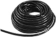 uxcell Black 8mm Outside Dia 12M Polyethylene Spiral Cable Wire Wrap Tube