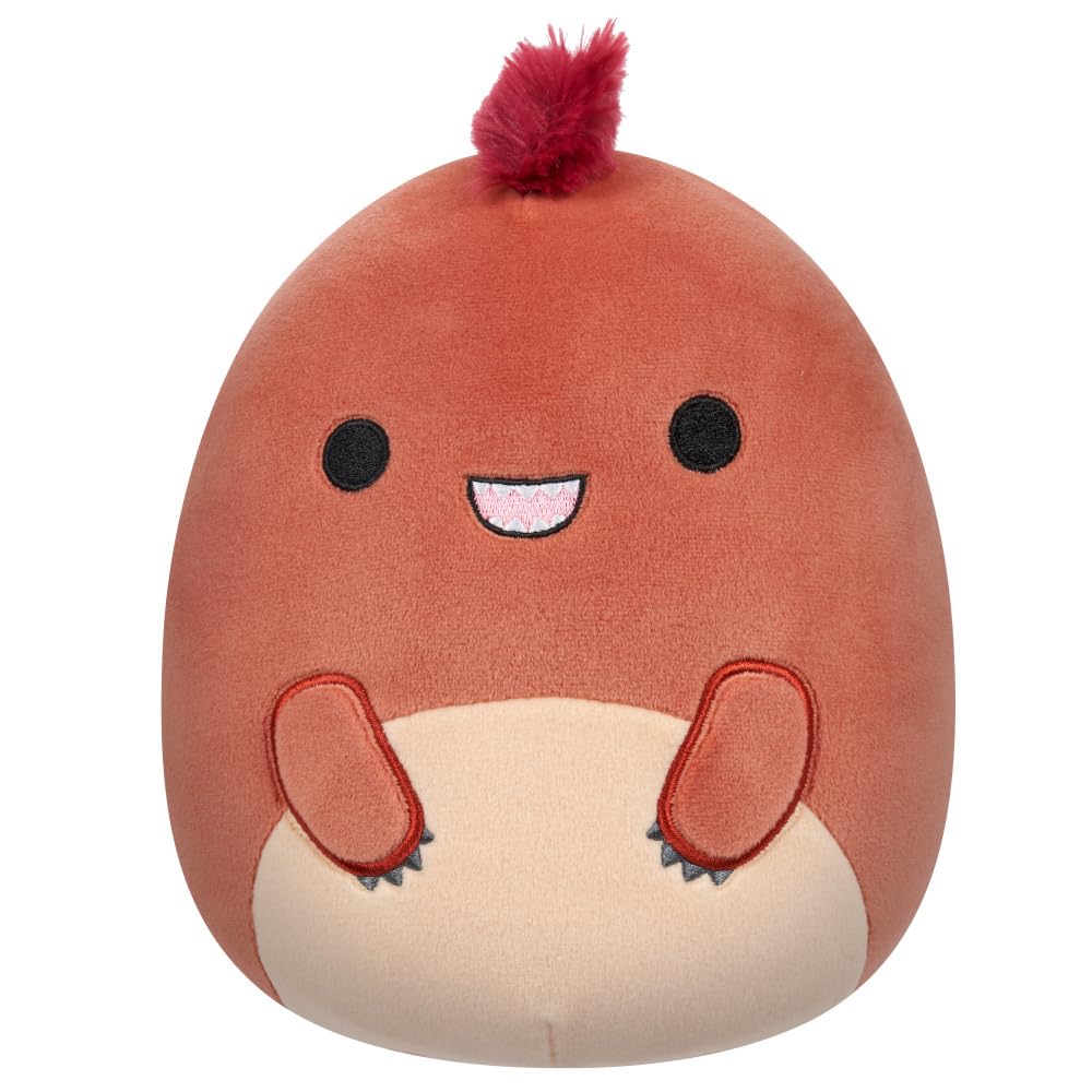 Squishmallows Original 8in Kelly The Red Velociraptor – Official Jazwares Plush (Little)