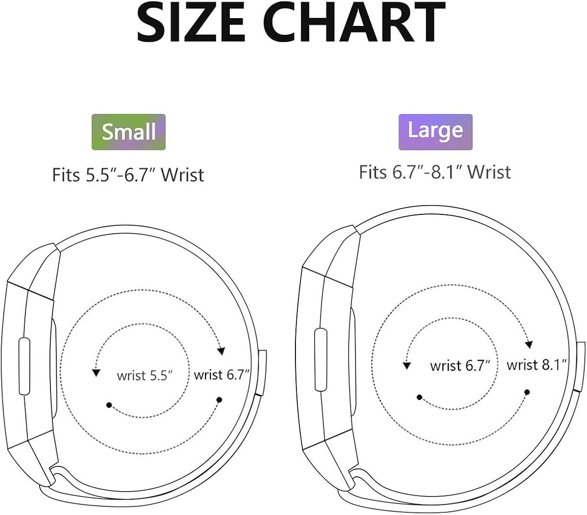 3 Pack Metal Replacement Bands Compatible with Fitbit Charge 3/ Fitbit Charge 4 / Fitbit Charge 3 SE Smart Watch with Stainless Steel Metal band: Home Audio & Theater