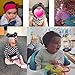 Gellwhu 6-Pack Baby Boy Girl Button Headbands Knit Head Wrap Knotted Hair Band (6 Colors Set A)