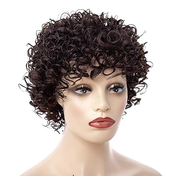 Amazon Com Lissom African American Black Women Wigs Natural