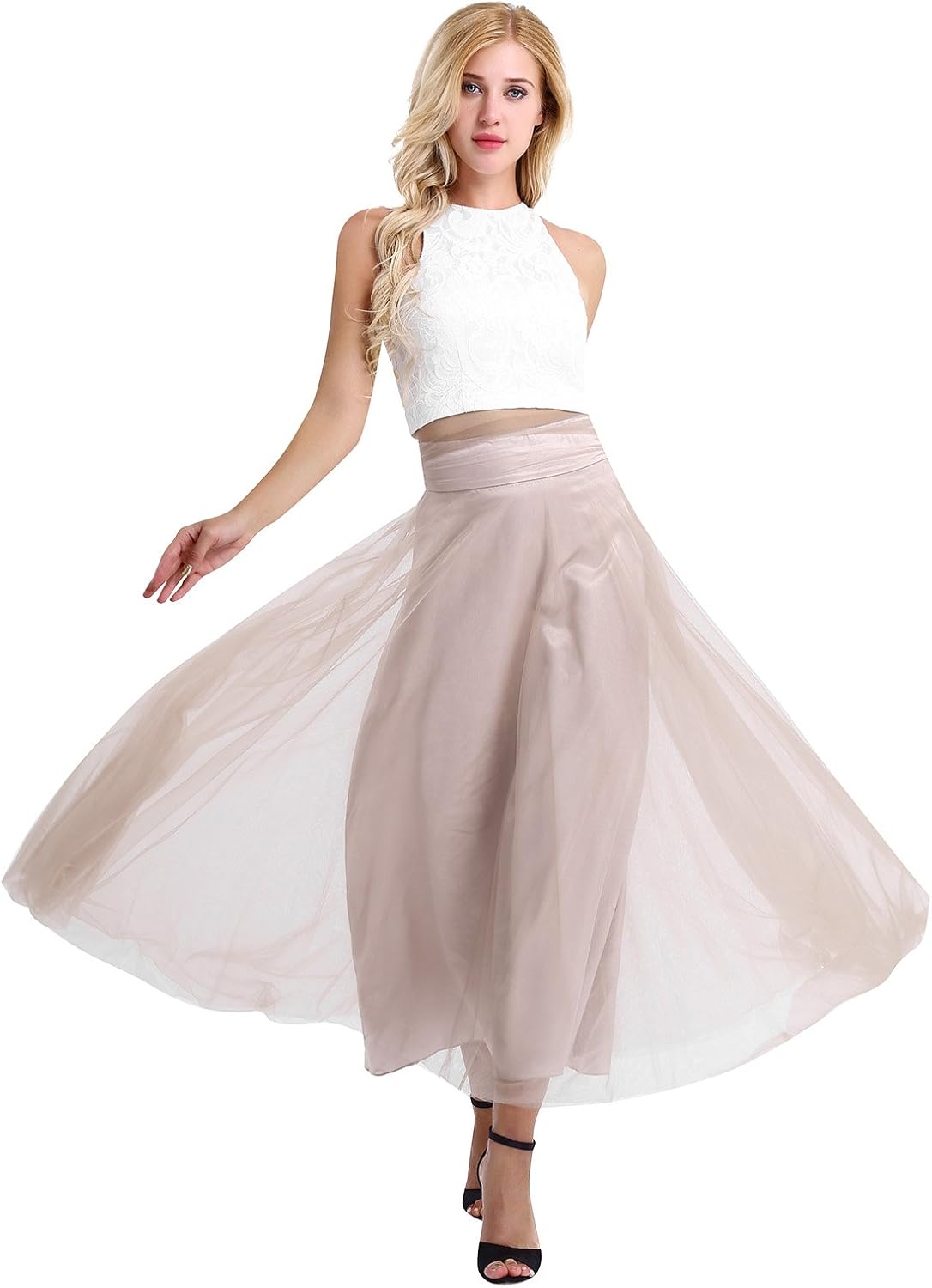 bridesmaid maxi skirt and top