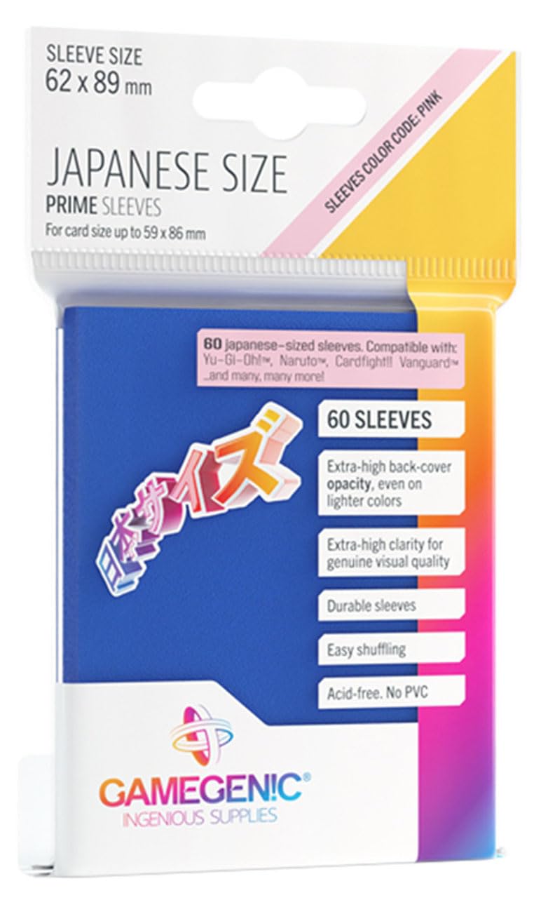 Prime Japanese Sized Sleeves Blue - Multi-Language (Includes Spanish) — image 1