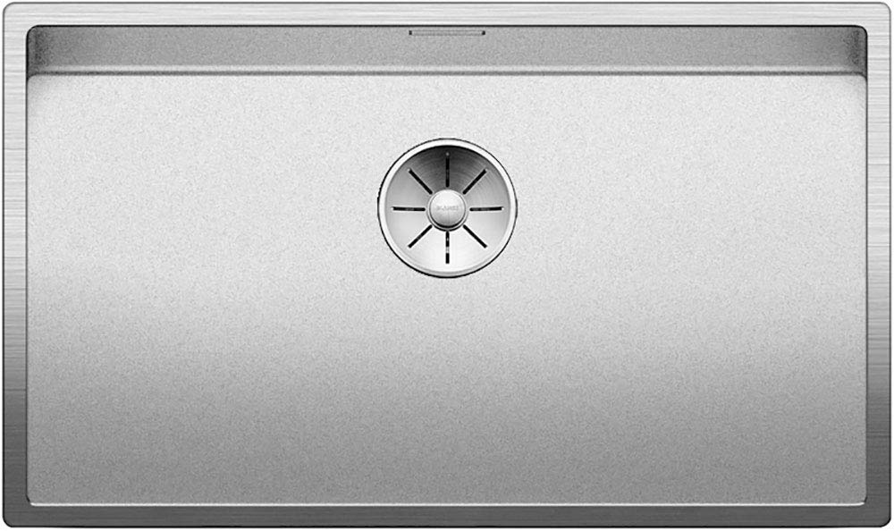 BLANCO CLARON 700-IF Durinox | Stainless Steel Sink | Installation Type: Installation from Top and Flush | for 80 cm Wide Base Cabinets | Resistant to Scratches | Large Basin Volume