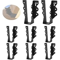 16Pcs Hurricane Ties For 2x4 & 2x6 Lumber - 14-Gauge Steel Connectors