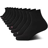 Reebok Womens Crew Socks - 10 Pack Moisture Wicking Mid Calf Crew Socks for Women - Cushioned Womens Athletic Sock (4-10)