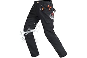 Rapoo Ripstop Water Resistant Cargo Tactical Pants for Men EDC Hiking Work Military Army Pants with 9 Pockets