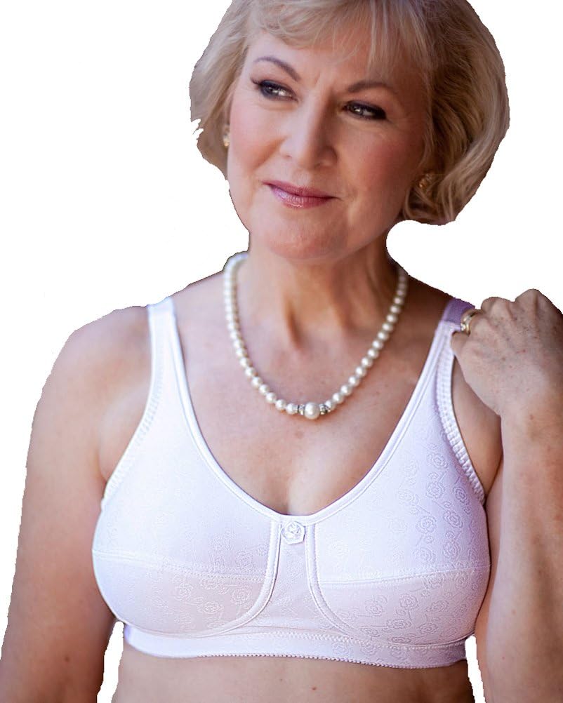 American Breast CareWomen's Soft Cup Bra White 42C