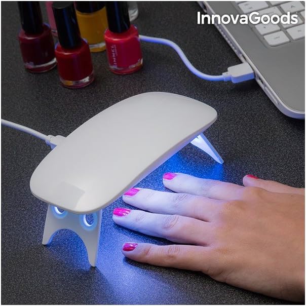 detalles de innovagoods mini lampara led uv para unas 1 unidad