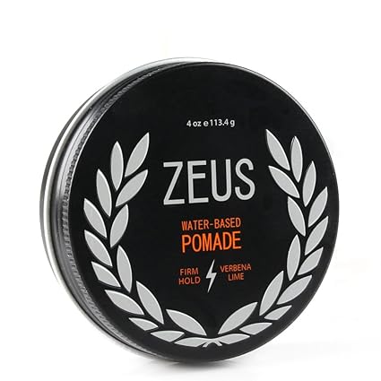 Zeus Firm Hold Pomade For Men Paraben Free Firm Hold Styling Pomade For All Hair Types 40 Oz Jar