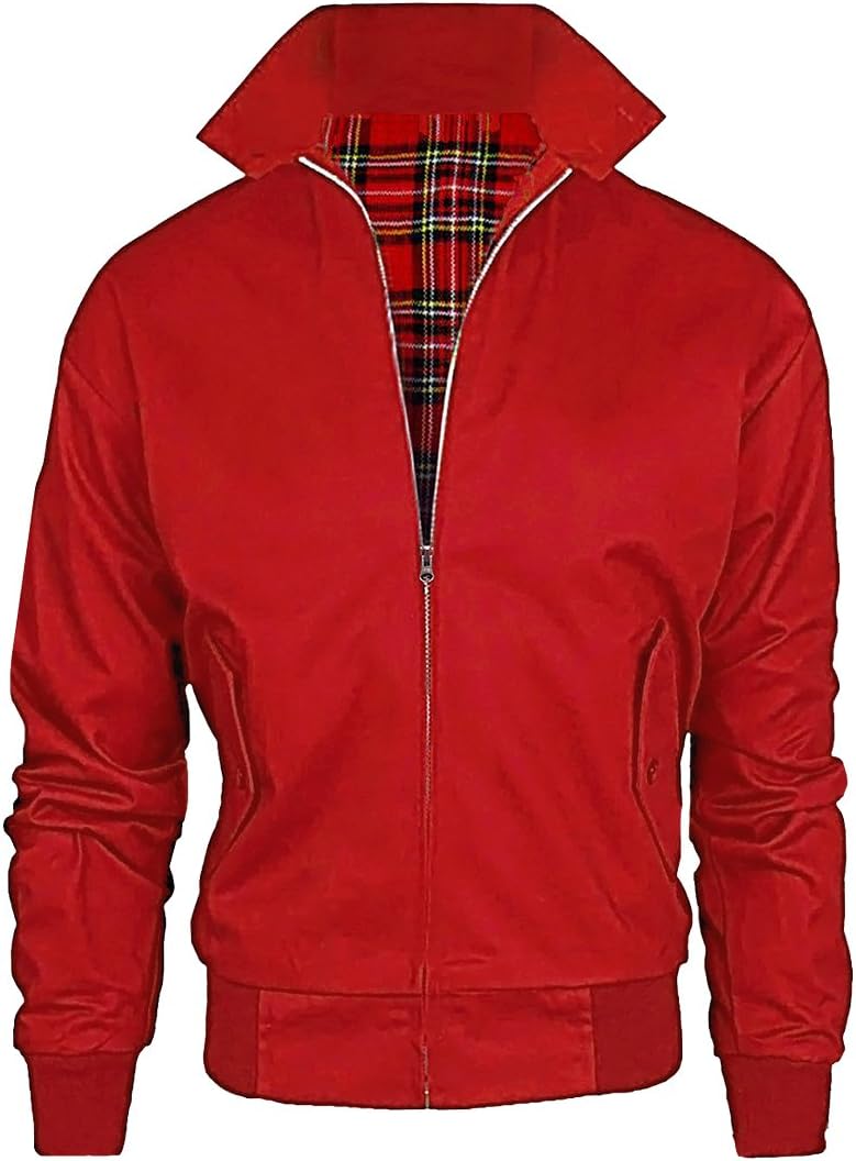 Classic Retro Style Bomber Harrington Jacket