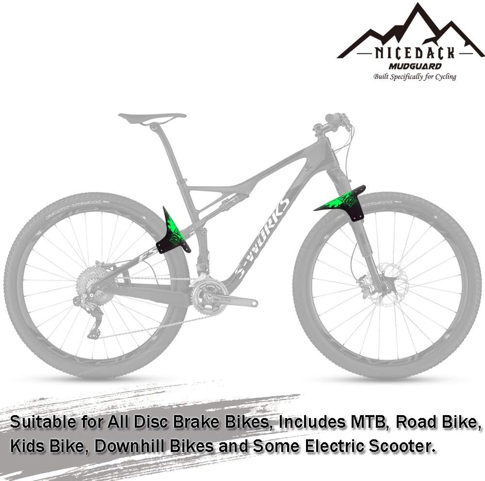 NICEDACK Parafango MTB Compatibile Anteriore o Posteriore Enduro Parafanghi  Bici MTB Misura BMX 20 26 27,5 28 29 Pollici Mountain Bike e Fat Bike  Ciclismo Sport e tempo libero berjaya.edu.my