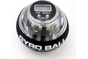SUMMERLANGUAGE Torque Ball with Counter - Self-Starting Wrist Power Gyro Ball, Grip Strength Trainer, Hand Strengthening Devices, Wrist Trainer Balls, Finger Exerciser with Auto-Start LED Lights