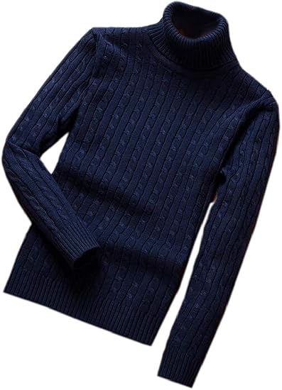 Amazon Chenshiba Jp メンズタートルネックセーターケーブルニットニットジャンパープルオーバーロングスリーブブラウス 3 Xxs セーター 通販