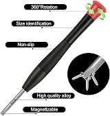 Ainiv Precision Repair Screwdriver Set 15Pcs with 2 Tweezers 1 Demagnetizer view 3