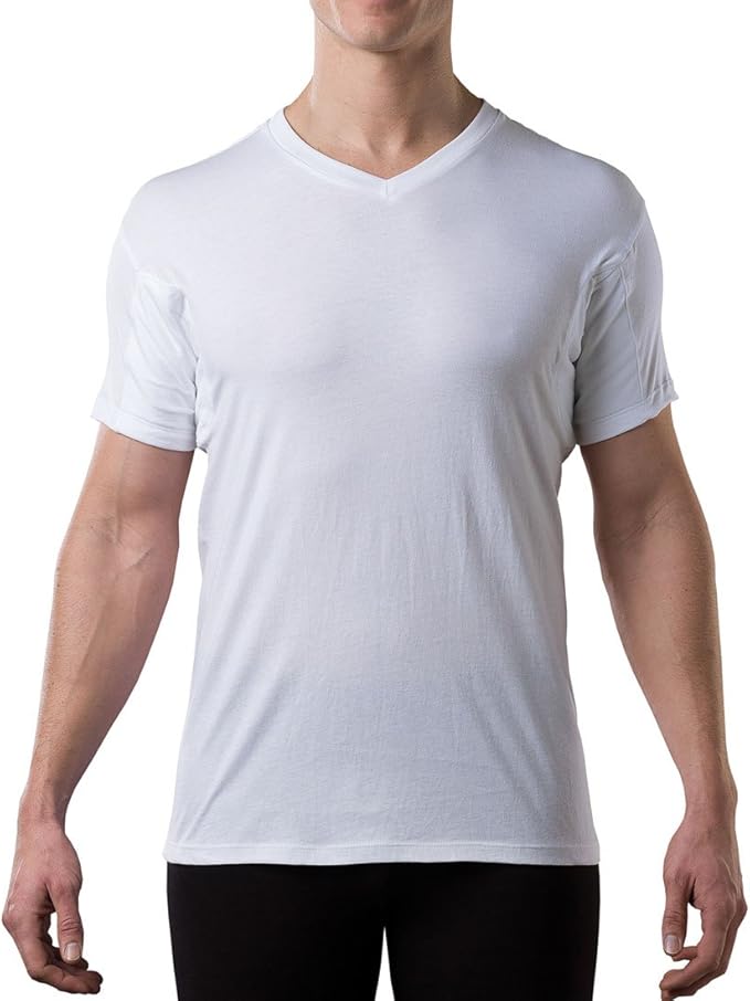 Amazon ワキ汗取りパッド付きメンズ防汗アンダーシャツ オリジナルフィット Vネック インナーシャツ 通販