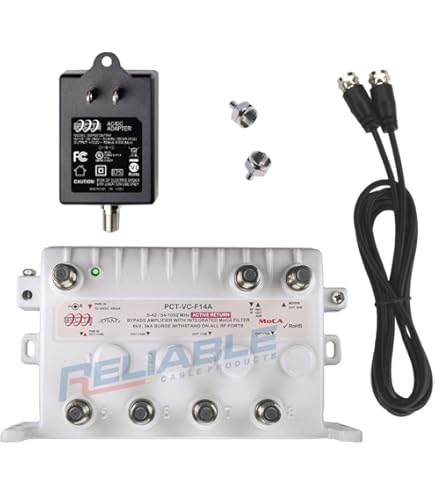 Amazon.com: PCT 8 Port Bi-Directional Cable TV Splitter