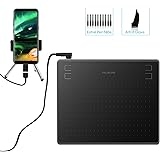 Huion HS64 Graphics Drawing Tablet Android Devices Supported 8192 Pen Pressure with Battery-Free Stylus