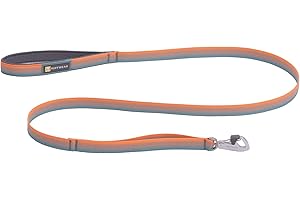 Ruffwear, Front Range Dog Leash, 5 ft Lead with Padded Handle for Everyday Walking, Spring Fade