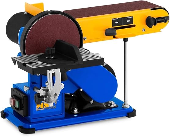 Msw Ponceuse A Disque Et A Bande Msw Ds375 375 W 1 450 Tr Min O 150 Mm Bande Abrasive 914 Mm 100 Mm Table 190 X 125 Mm Amazon Fr Bricolage
