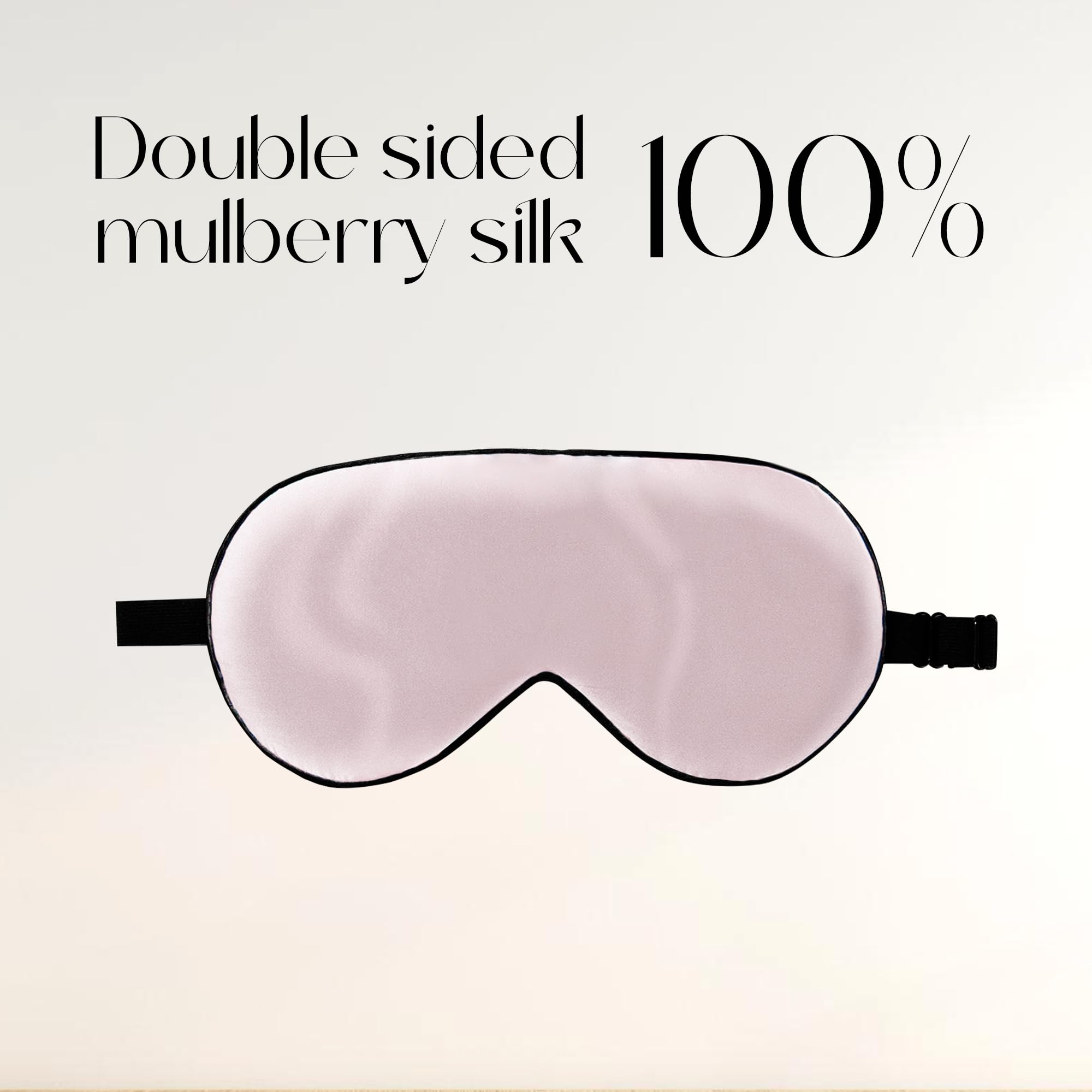ZIMASILK 100 Natural Silk Sleep Mask Blindfold,Adjustable SuperSmooth