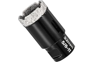 DTGN Diamond Hole Saw 1.26"/32mm - 1 PC - Good for Precise Working in Porcelain Tile, Marble, Ceramic - Angle Grinder Diamond