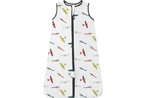 TotAha Light Sleep Sack, Stretchy, Soft, Cozy Wearable Blanket Sleep Bag with 2-Way Safe Zippers for 0-6-12-24 Months 0.5 TOG