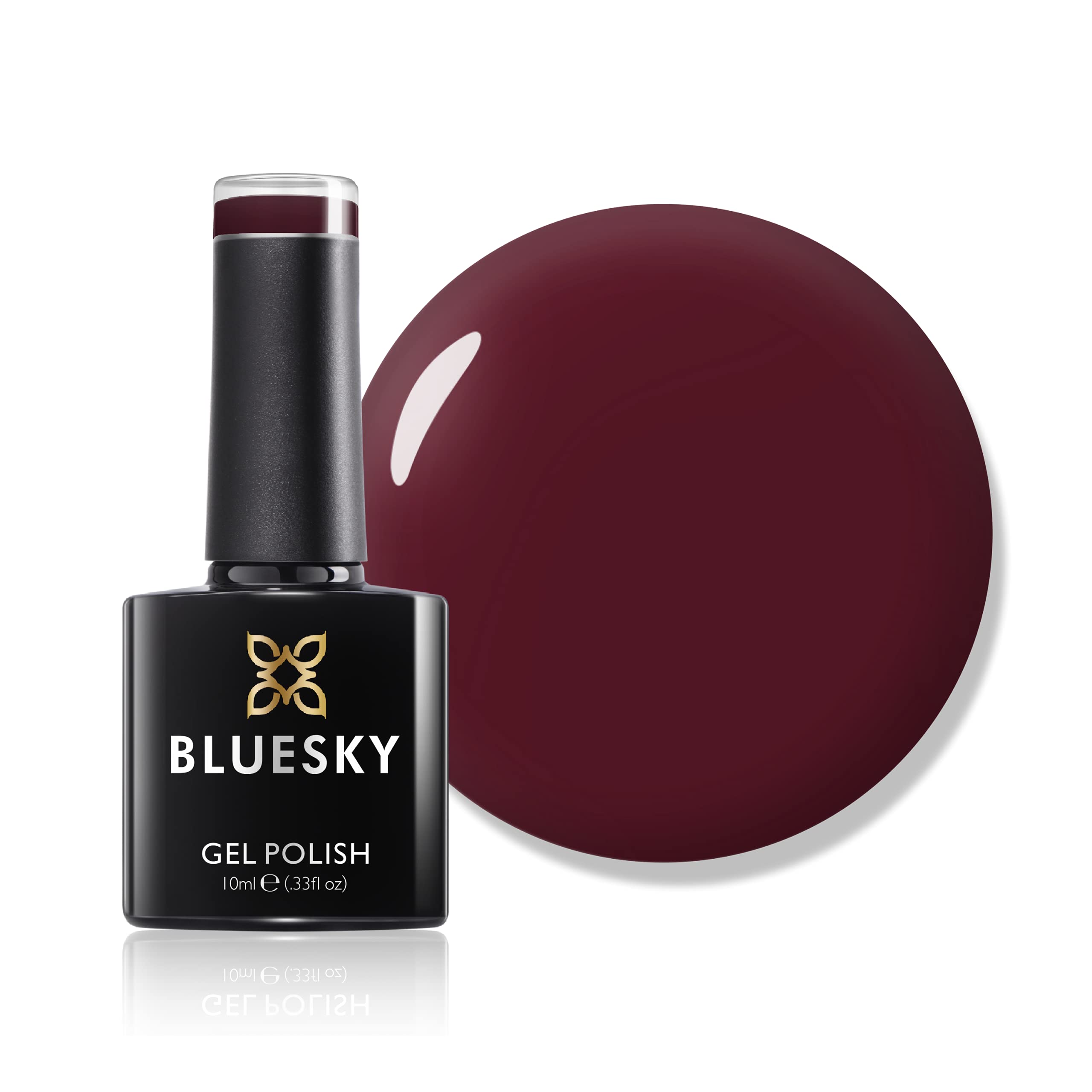 Bluesky Gel Nail Polish, AW21, Autumn and Winter 2021 Collection, Need To Talk, Aw2112, Dark Purple, Long Lasting, Chip Resistant, 10 ml (Requires Drying Under UV LED Lamp)