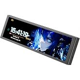 upHere 9.2'' Secondary Monitor IPS LCD Screen PC Secondary Monitor USB PC Temperature Display Mini Screen with Hardware Monitoring &amp; Custom Display for DIY PC Enthusiasts/Gaming/Sea View Chassis