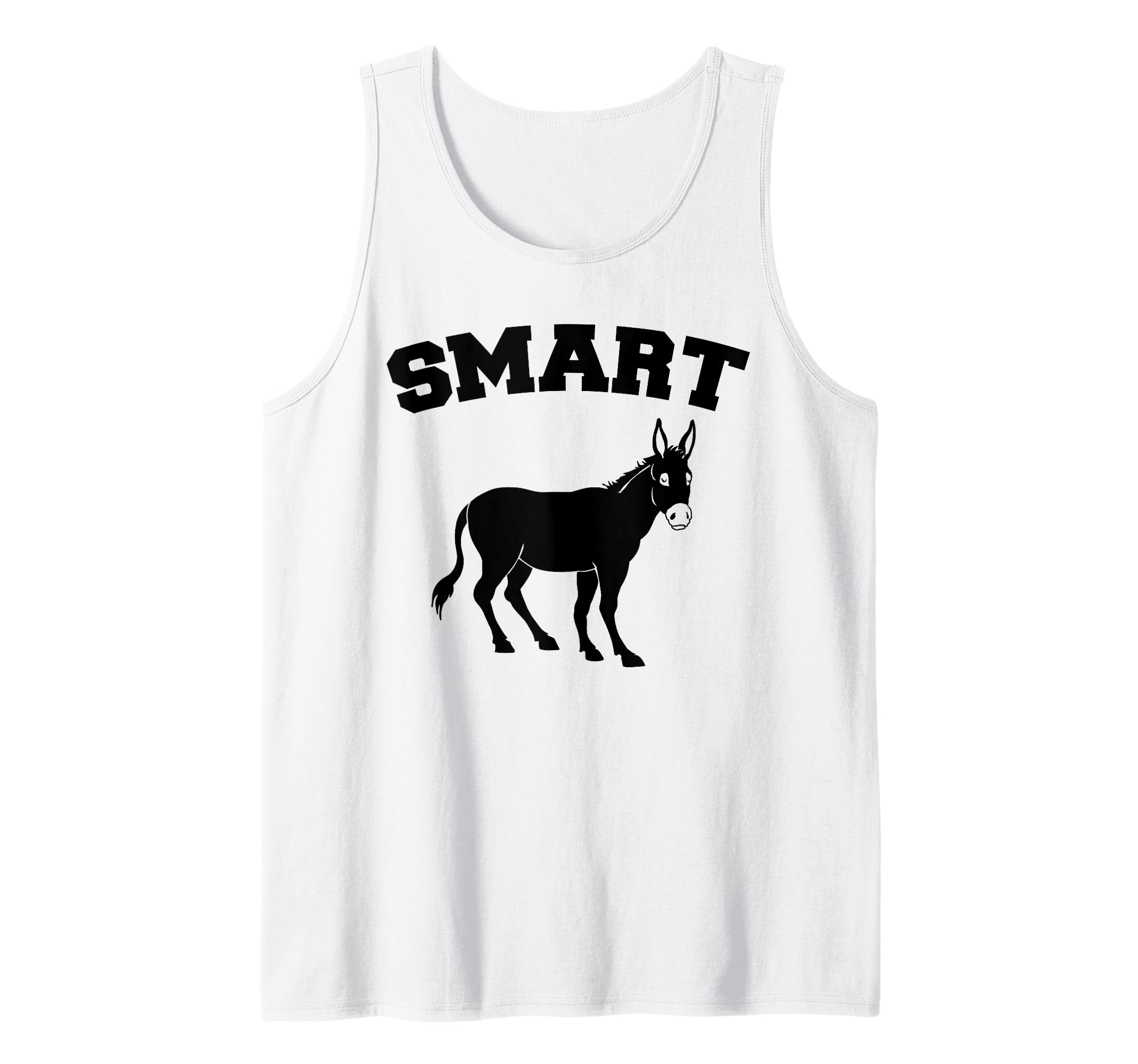 Smart Ass Donkey funny Donkey SmartAss Tank Top