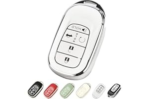 Tautrophen Key Fob Cover for Honda 2023 2024 Civic Accord Pilot HRV CRV Odyssey Car Key Case Protector Holder Shell