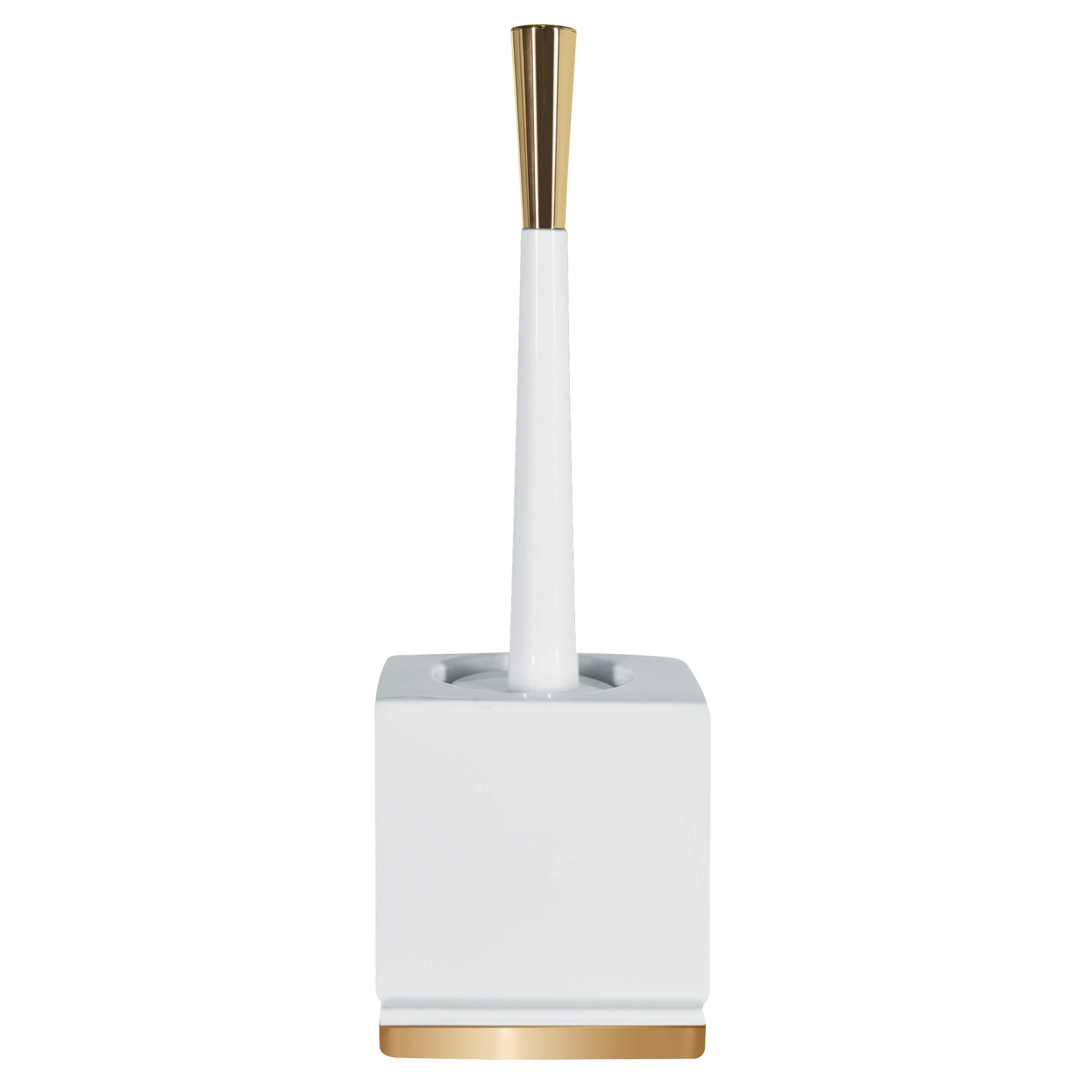 Spirella Porcelain Roma Toilet Brush, White/Gold