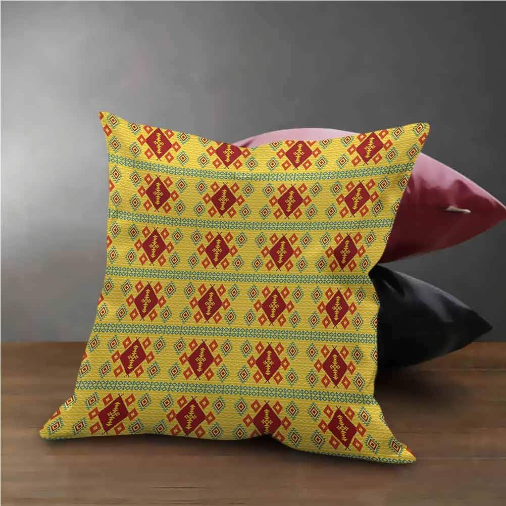 HouseLook Native American Square Cushion Pillow Cover Case