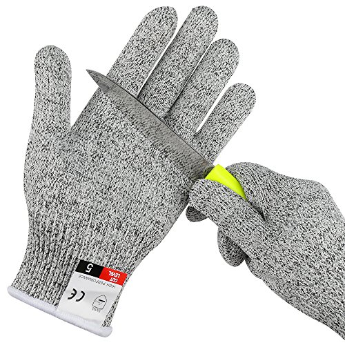 image for Cut Resistant Gloves,AOFU Food Grade Level 5 Protection, Safety Kitche