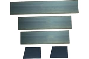 Generic 5Pcs Auto Body Filler Spreader Car Body Filler Scraping Tool for Automotive and DIY Projects Putty Spreader Steel Pla