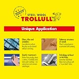 TROLLULL Steel Wool Pads 3pk Fine Medium Coarse Sanding Polishing DIY view 2