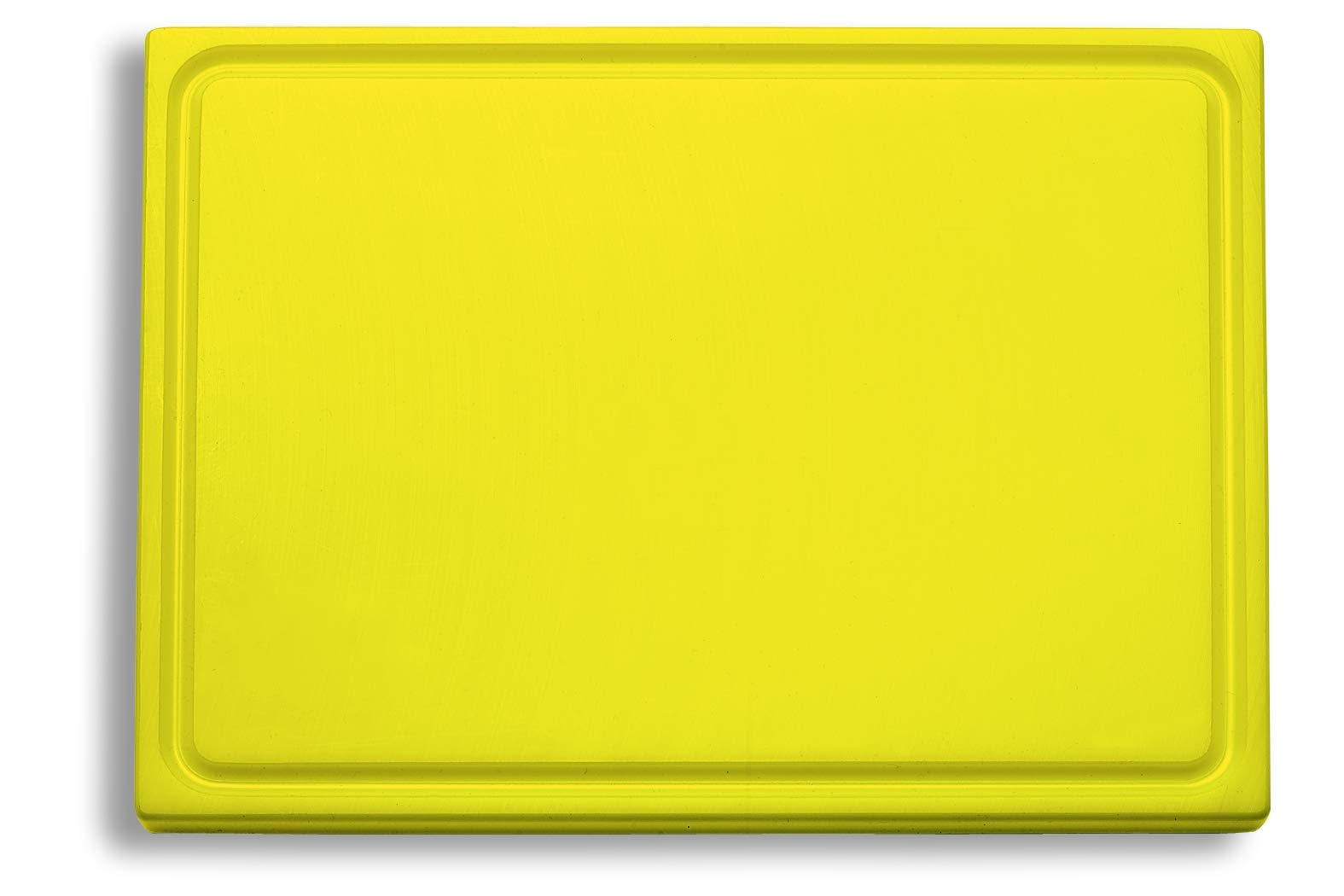 F. DICK 91265000-02, Juice Groove (Plastic Chopping Board, Yellow, 265 x 325 x 18 cm, Can be Used on Both Sides, HACCP)