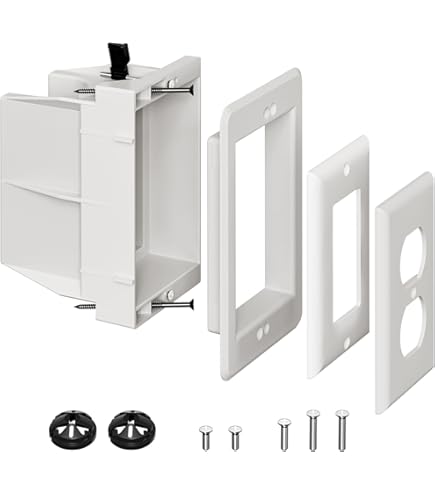 Arlington FA102 2-Gang Adjustable Non-Metallic Outlet Box 3.720