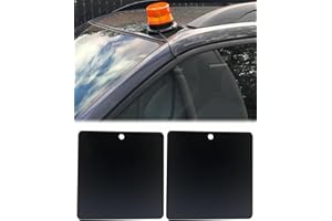 FYWZ Aluminum Roof Self-Adhesive Magnetic Mount Pads|Self-Adhesive Steel Plate Enable Magnet LED Light Bar/Pod Light/Beacon/Spotlight/Radio on Aluminum Truck/SUV/RV Roof| Powder-Coated Quick Install -2 PCS