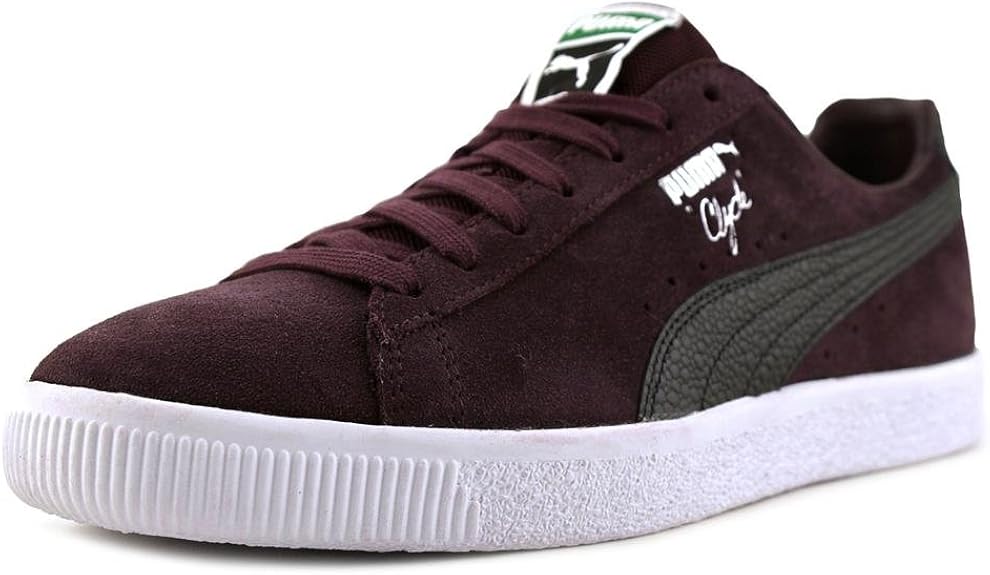 Puma Clyde B&C Men US 11.5 Purple Sneakers: Amazon.co.uk: Shoes & Bags