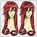 Black Butler Grell Sutcliff Cosplay Wig +Free Red Glasses Free Wig Cap WIG29RD+G‏