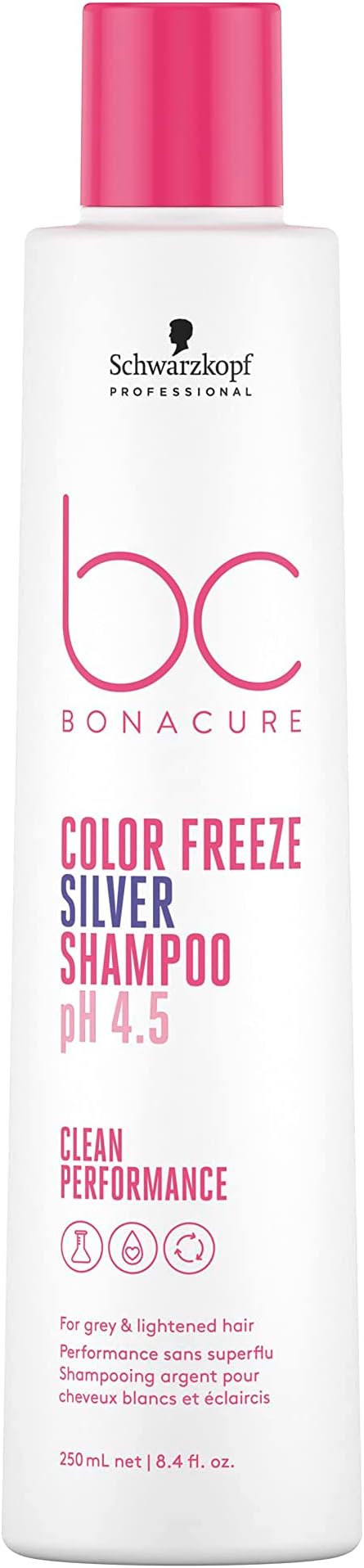 BC Bonacure Color Freeze Silver Shampoo 250ml pH 4.5 for Blonde & Grey Hair