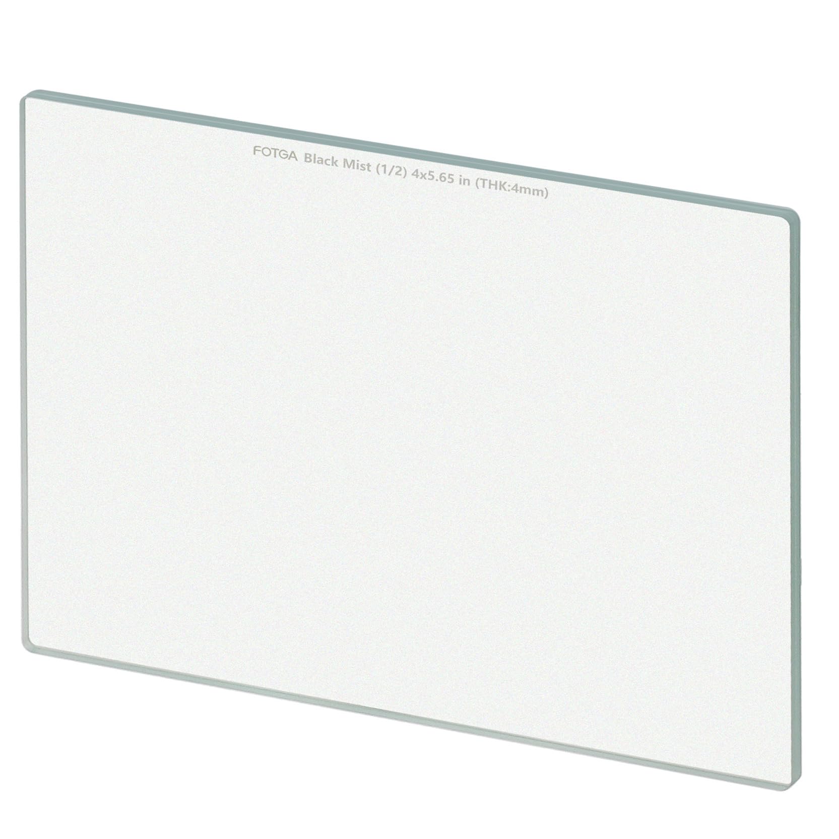 FOTGA 4x5.65 Black Diffusion 1/2 Mist Filter - Dreamy Cinematic Effect Square Ultra Slim HD Optical Glass for 4x5.65 Inch Matte Box Trays - Video/Vlog/Portrait Photography
