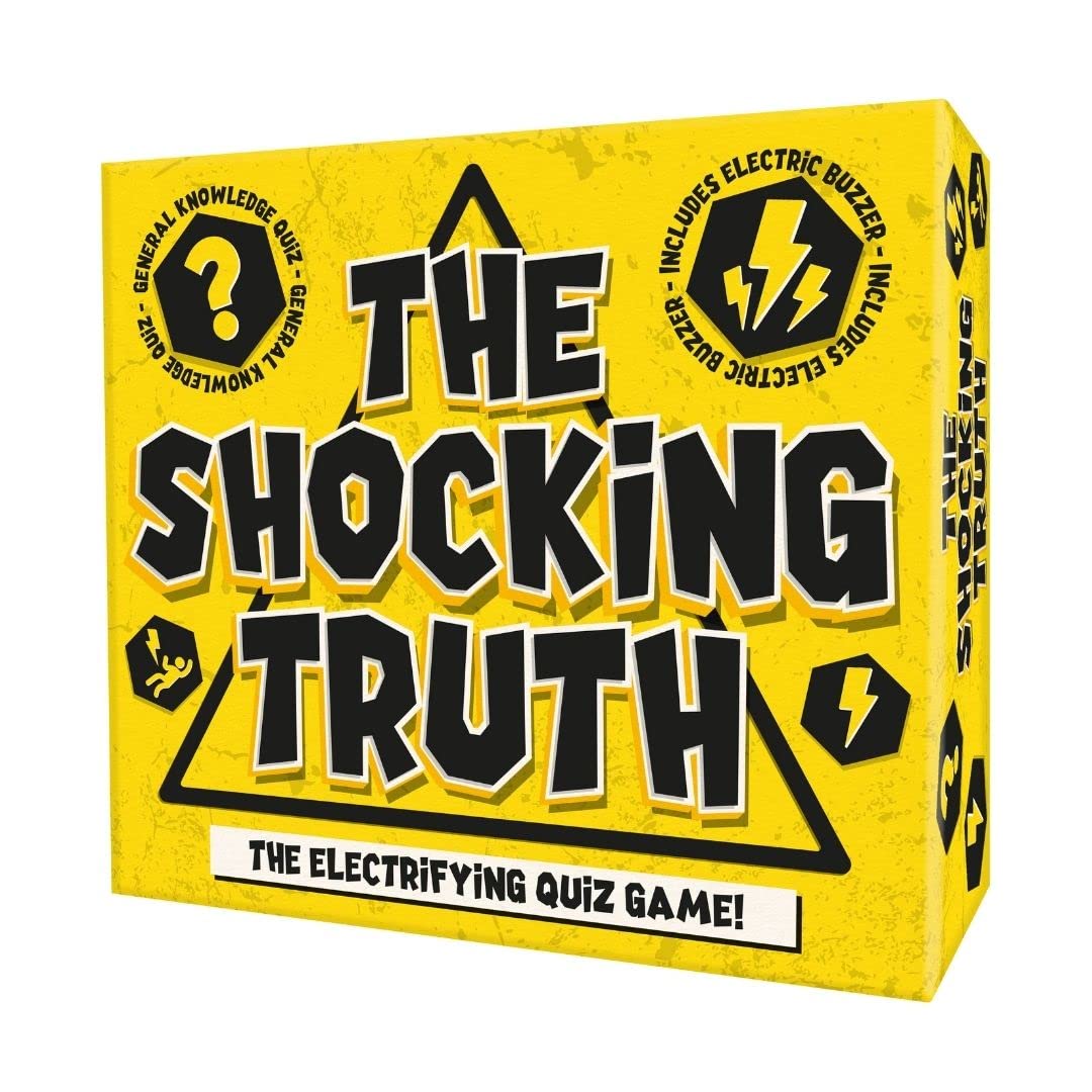 Gift Republic The Shocking Truth! Electrifying General Knowledge Quiz Game. Includes Electric Buzzer. Family/Party Games., GR670057