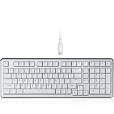 AC100 98% Mechanical Keyboard, 100 Keys CNC Aluminum Alloy Wireless | Gasket Mounted Full-Key Anti-Ghosting White Backlit PBT Keycaps Linear Switches Mac Windows White
