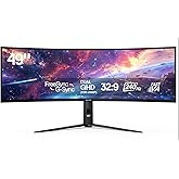 Redragon 49" Curve Gaming Monitor - DQHD 5120x1440, 32:9, 240Hz, 2.2ms, Support FreeSync & G-Sync, Eye Care, DisplayPort HDMI, Tilt Adjustable, Ultrawide 1000R Curve Computer Monitor