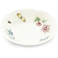 Lenox 6101836 Butterfly Meadow Fruit Bowl, white body, 1 Count (Pack of 1)